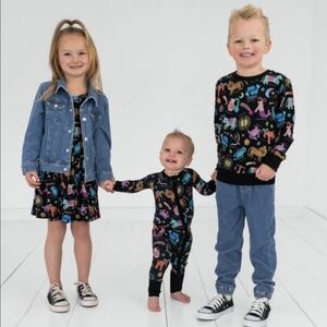 Little Sleepies Star Signs Cap Sleeve Skater Dress in a 4T NWT